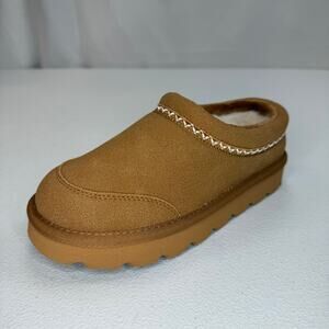 Kids Size 13 PatPat Brown Cozy Slip‑On Shoes